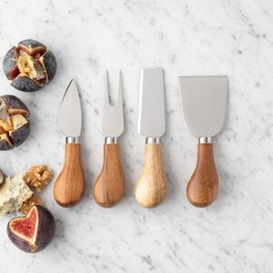 Taylor's Eye Witness 4pc.Cheese Knife Set  w/ Acacia Wood Handle. NWT